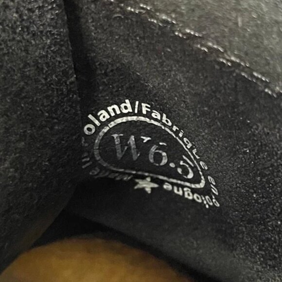 John Fluevog Ankle Boots Black Leather The Seventh Heaven Sole Women's Size 6.5 - Picture 7 of 13